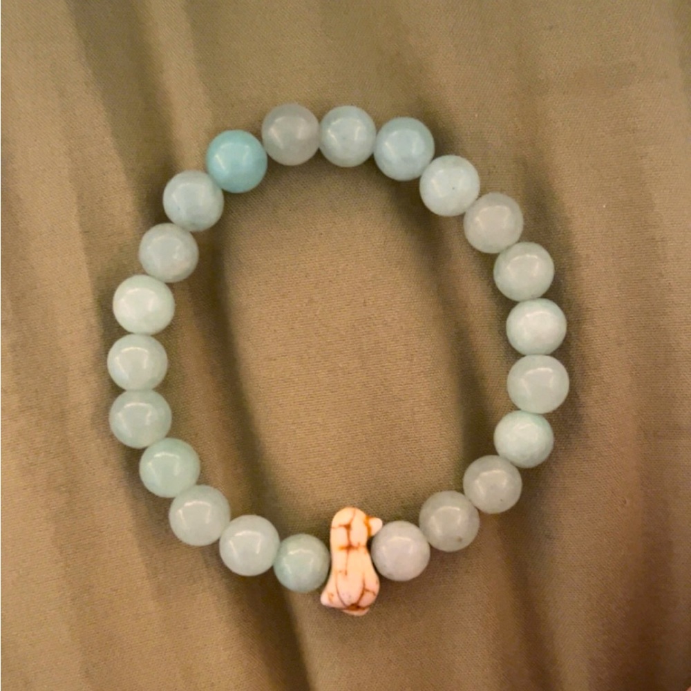 Penguin Bead Bracelet